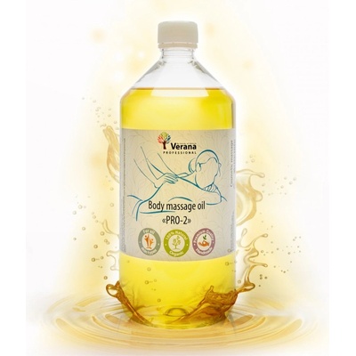 Verana rastlinný Masážny olej PRO 2, 1000 ml