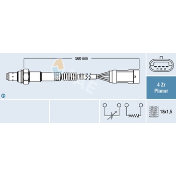 Lambda sonda FAE 77153