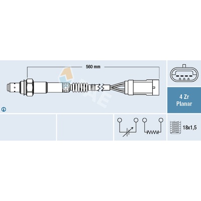 Lambda sonda FAE 77153