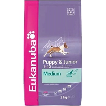 Eukanuba Puppy & Junior Medium Breed 2 x 15 kg