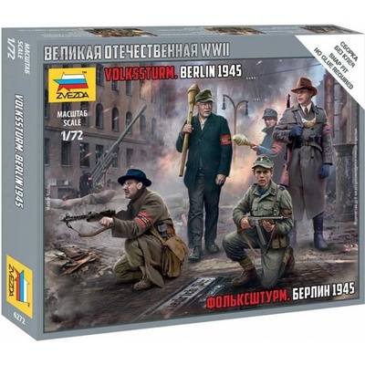 Zvezda German Volkssturm Wargames WWII figurky 6272 1:72