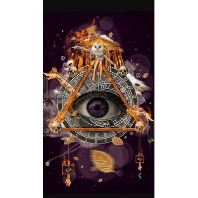 Norimpex - Puzzle Diamant painting: Clairvoyant eye 30x40cm - 1 - 39 piese