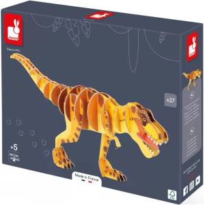 Janod 3D пъзел Janod - Т-Rex (J05837) - baby