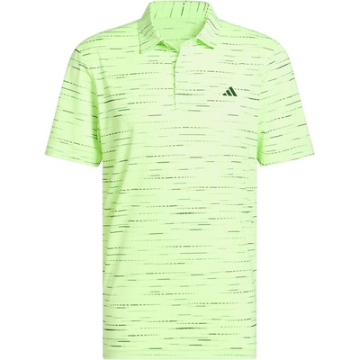 adidas Блуза с яка Adidas Men's Ult Mesh Prt Short Sleeve Performance Polo Shirt - Lime Burst F25
