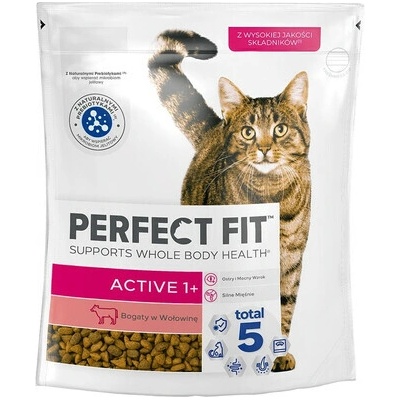 PERFECT FIT Active 1+ s vysokým obsahom hovädzieho mäsa 750 g