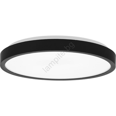 Ecolite W3090-18W/CR - LED Плафон за баня LED/18W/230V IP44 черен (EC0407)