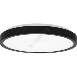 Ecolite W3090-18W/CR - LED Плафон за баня LED/18W/230V IP44 черен (EC0407)