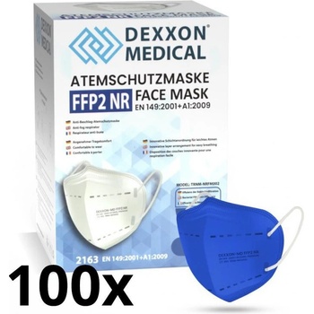 IMobily DEXXON MEDICAL respirátor FFP2 NR Deep blue 100 ks