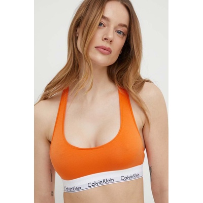 Calvin Klein Underwear Сутиен Calvin Klein Underwear в оранжево с изчистен дизайн 0000F3785E (0000F3785E)