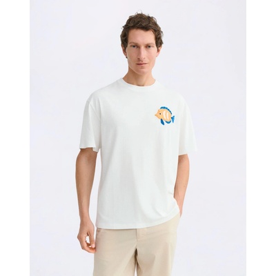 Thinking MU Thinking Mu Payaso Patch Aaron Tee WHITE