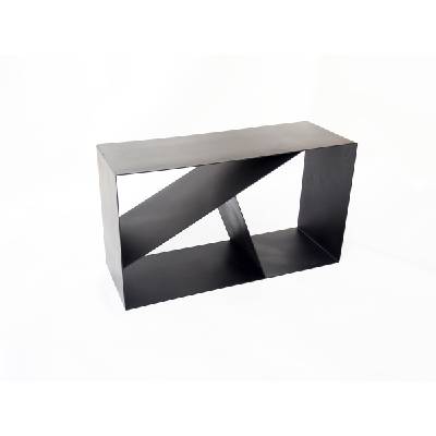 GFIRE Zásobník na dřevo 3Angle 45x30x80cm s přepážkami, 3mm (G-FIRE ZD19050 Kovový zásobník na dřevo ke krbu se třemi komorami)