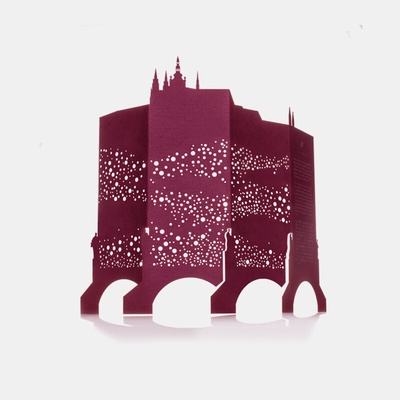 Porigami Hradčany a Karlův most
