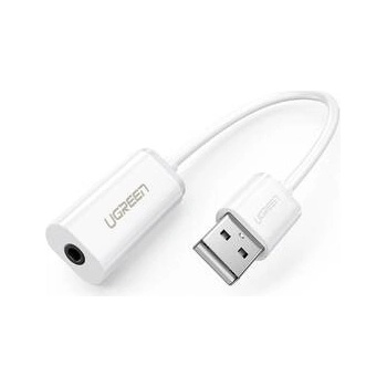 Ugreen 30712 USB/3,5mm Jack, bílý