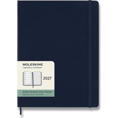 Moleskine B5 týdenní 2027 modrý