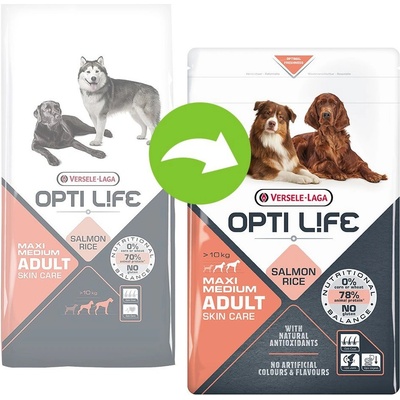 Versele-Laga Opti Life Adult Skin Care Medium & Maxi 12,5 kg