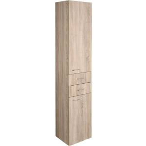 SAPHO Keramia Fresh - Висок шкаф ZOJA, 35x184x29 см, ляв, дъб „платинен 51222 (51222)