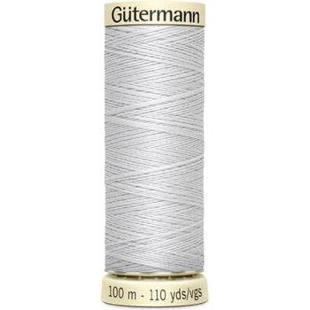 Nit PES Gütermann - univerzální síla 100 (100m) - různé barvy barva 8 - šedá