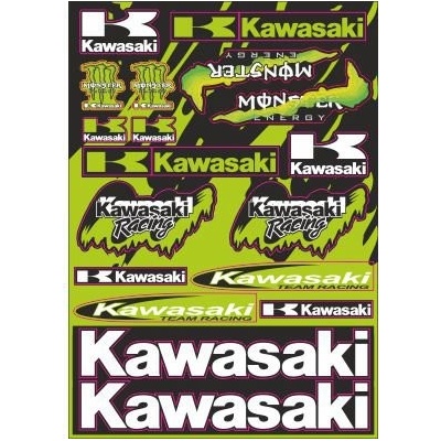 Nálepky moto Kawasaki
