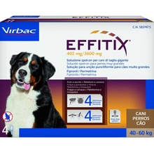 Effitix Spot-on XL 40-60 kg 402 / 3600 mg 4 x 6,6 ml