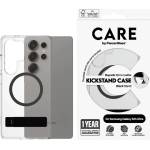Panzer Калъф CARE - Kickstand, Galaxy S25 Ultra, Black Qi, прозрачен (5715685016509)