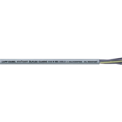Lapp CLASSIC 110 H 10019919/500 riadiaci kábel 9 G 0.75 mm² 500m sivá