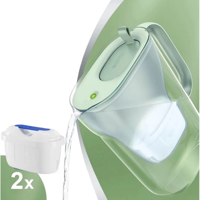 Brita Style Eco zelená filtrační konvice + 2 ks filtru FilterLogic FL-402H