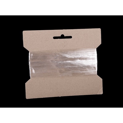 Silikonová pruženka / lastin šíře 20 mm elastická, malé, transparent (bal. 20) – Zboží Dáma