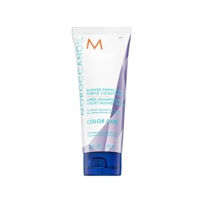 Moroccanoil Color Care Blonde Perfecting Purple Conditioner Балсам за платинено руса и сива коса 70 ml