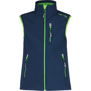 TROLLKIDS Детски софтшел елек Trollkids Kid's Trollfjord Vest Softshell vest - Navy / Light Green - размер 116 (EU) (703-2694-0215)