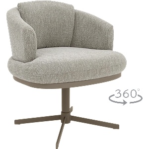 Carmen Трапезен стол rapina 5 - сив 01 (3532289) - xmall