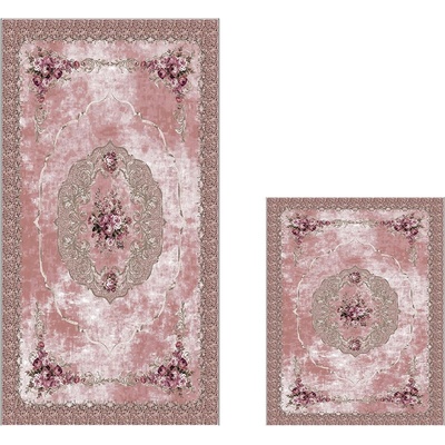 Foutastic Розови килими за баня в комплект от 2 бр. 60x100 cm - Foutastic (299ANR1698)