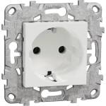 Schneider Electric КОНТАКТ ШУКО БЯЛ schneider unica (nu503618) (3606489456757)