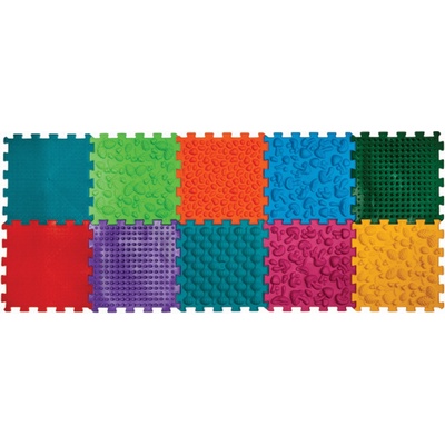 Ortek "Masážní ortopedická podložka Puzzle Mix" 10 modulů – Zboží Dáma