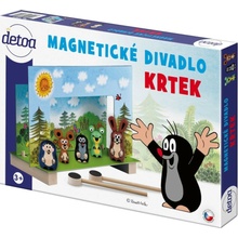 Detoa divadlo Krtek magnetické dřevěné s figurkami