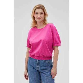 Moodo Фуксия дамска памучна тениска Moodo Moodo | Rozov | ЖЕНИ | XS
