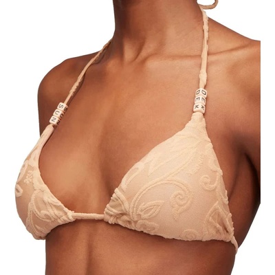 SUNDEK Jennifer terrycloth triangle with adjustable ties bikini top - Brown (Durian)