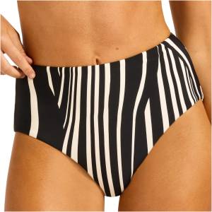 Seafolly Дамско бикини долнище Seafolly Women's Coastline High Waisted Pant Bikini bottom - Black - размер 34 (EU) (150-5722-0112)
