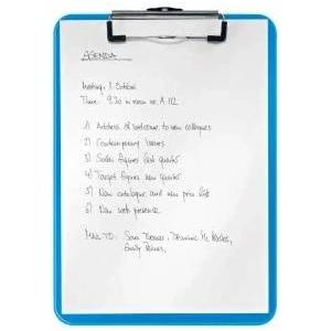 Leitz Board with clip leitz wow a4, blue