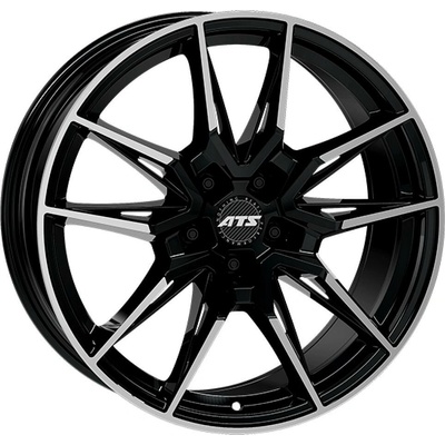 Ats FORCE 8.5x19 5x112 ET30 diamond black polished