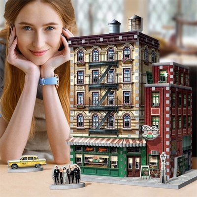 Wrebbit 3D puzzle Přátelé: Central Perk 440 ks – Zboží Dáma