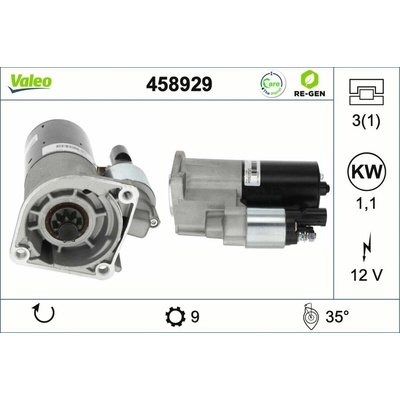 Startér VALEO 458929