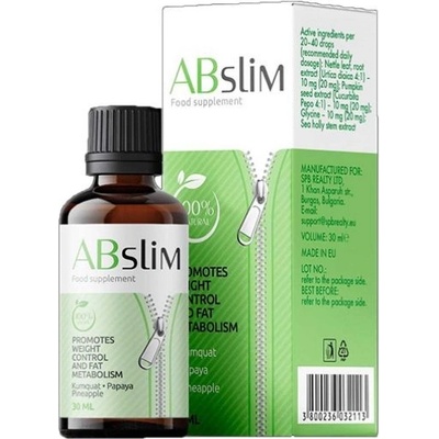 ABSlim doplněk stravy kapky na hubnutí 30 ml – Sleviste.cz ABSlim doplněk stravy kapky na hubnutí 30 ml – Sleviste.cz