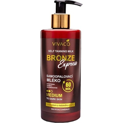 Vivaco Bronze Express samoopalovací mléko Medium 300 ml