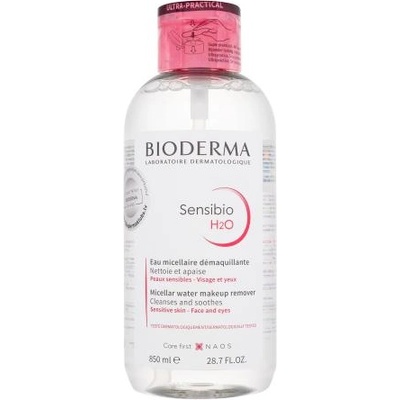 BIODERMA Sensibio H2O 850 ml мицеларна вода за чувствителна кожа за жени
