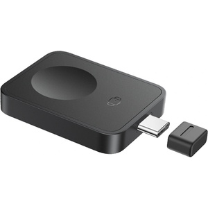 Baseus Магнитно безжично зарядно MagPro (P10264106123-00) за Apple Watch - Baseus - USB-C, 2.5W - Космическо черно