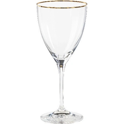 Costa Nova Sklenice na víno čirá se zlatým okrajem Casafina by 250 ml