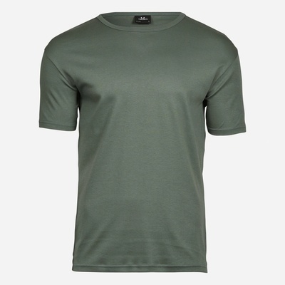 Tee Jays Zelené slim fit Interlock