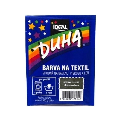 Duha farba na textil olivovozelená 15 g