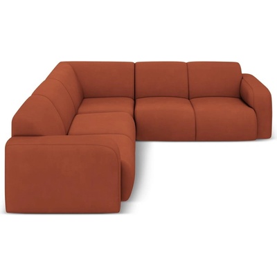 Micadoni Оранжев ъглов диван (променлив/L форма) Molino - Micadoni Home (MIC_COR_143_F1_MOLINO5)