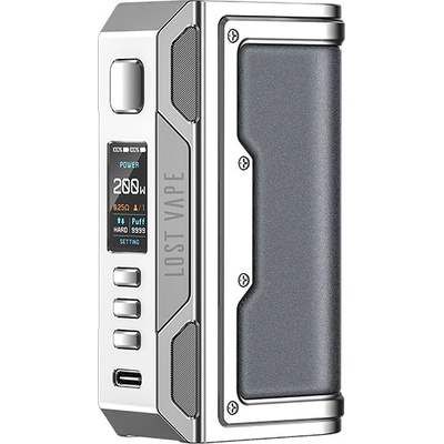 Lost Vape Thelema Quest 200W mod Stříbrná clear – Zboží Mobilmania